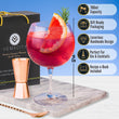 Load image into Gallery viewer, Handmade Gin Glasses with Bar Accessories - Vemacity
