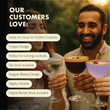 Load image into Gallery viewer, Group of friends enjoying cocktails in Nick and Nora gold rim glasses, showcasing stylish drinks in an elegant social setting.
