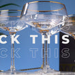 Load and play video in Gallery viewer, Set of 4 luxury coupe cocktail glasses with elegant gold rim by Vemacity, perfect for serving cocktails and champagne