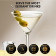 Load image into Gallery viewer, Close-up of Vemacity ribbed martini glass with olive garnish, elegant handmade design, perfect for gifting and hosting.