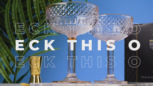 4 Cocktail Glasses Golfers Glasses Square Glasses Executive 