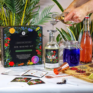 The Signature Edition Gin Making Kit with Gold Bar Accessories - Vemacity