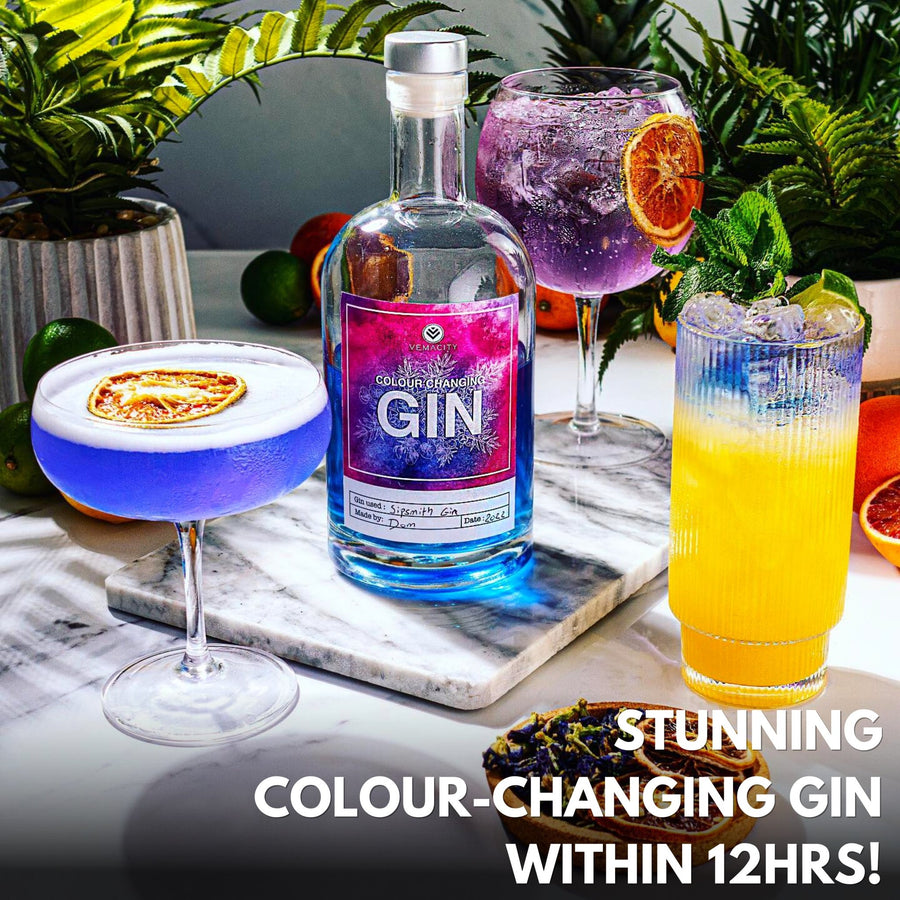 Ultimate Colour Changing Gin Making Kit - Vemacity